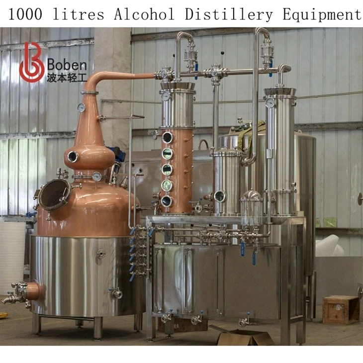 500L Whisky Still Pot Still Gin Basket Rectifier Stoommantel