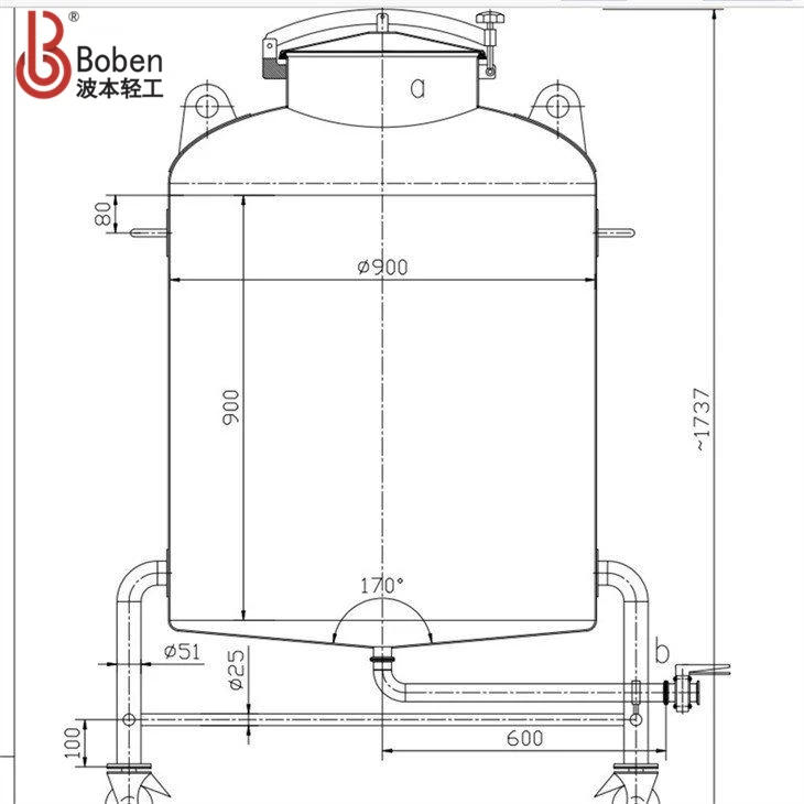 Low Wine Receiver Tank